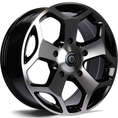 Carbonado Giant 8x18 5x160 ET50 black front polished