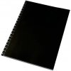 Kartónové obálky na krúžkovú väzbu GBC HighGloss A4 čierne