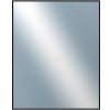 DANTIK - Zrkadlo v rámu, rozmer s rámom 80x100 cm z lišty Hliník čierna lesklá (7269016)