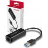 AXAGON ADE-SR, USB-A 3.2 Gen 1 - Gigabit Ethernet sieťová karta, auto inštal, čierna