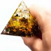 Čakrová pyramída TIGRIE OKO 5 cm - VITALITA
