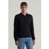 SVETER GANT EXTRAFINE MERINO WOOL POLO BLACK