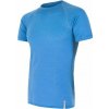Tričko krátke pánske SENSOR MERINO ACTIVE modré XL
