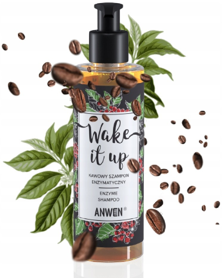 Anwen Wake It Up Kávový šampón s enzýmami 200 ml