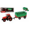 Teddies Traktor Zetor s vlečkou 36 cm na zotrvačník