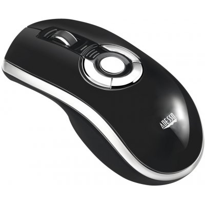 Adesso iMouse P20 Elite/ bezdrátová air myš 2,4GHz/ laser + gyroskopický snímač/ nabíjatelná/ USB/ černá iMouse P20