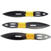 KNIVES Vrhacie nože YURI Yellow sada 3ks