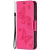 VSETKONAMOBIL 60408 ART Peňaženkový kryt Xiaomi Redmi Note 12S BUTTERFLIES tmavoružový