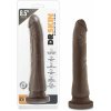 Dr. Skin 8,5 - prísavná realistická dildo - hnedá (20,5 cm)