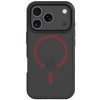AppleMix Kryt TACTICAL MagForce Hyperstealth 2.0 pre Apple iPhone 17 Pro - čierny / červený
