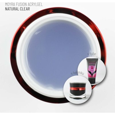 Moyra Fusion Acrylgel v tube - Natural clear 30ml