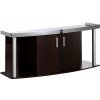 Diversa stolík Comfort 150x50x67 cm oblúk, orech