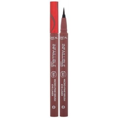 L'Oréal Paris Infaillible Grip 36H Micro-Fine Brush Eye Liner dlouhotrvající ultra tenká oční linka 0.4 g odstín 03 Ancient Rose