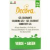 Gélová farba zelená 28 g - Decora