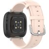 eses Kožený remienok pre Fitbit Versa 3 a 4, Sense 1 a 2 - Ružový