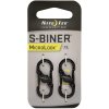NITE Ize NI-LSBM-01-2R3 karabína MicroLock S-Biner 2 35 mm x 15 mm x 7 mm 2 ks; NI-LSBM-01-2R3