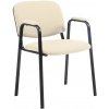 Stolička pre návštevy Ken PRO tkanina, krémová