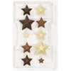 Decora Polykarbonátová forma na čokoládu v tvare hviezdičiek, 12 x 2 cm