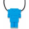 Jellystone Designs Ukľudňujúci prívesok Robot Svetlo modrý