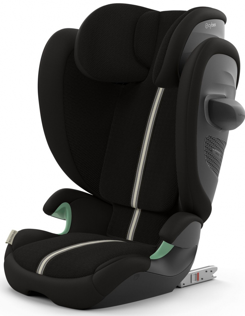 Cybex SOLUTION G2 i-FIX 2025 Moon Black Plus: otočná autosedačka pre maximálnu bezpečnosť a pohodlie pri jazde.