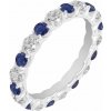 Eppi Eternity prsteň so zafírmi a diamantmi Briony R34713