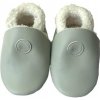 Hopi Hop Kožené capáčky Barefoot Zimné Šedé Veľ. M (6-12 mes.)