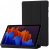 Knižkové puzdro Pure case čierne – Samsung Galaxy Tab S7 / Tab S8