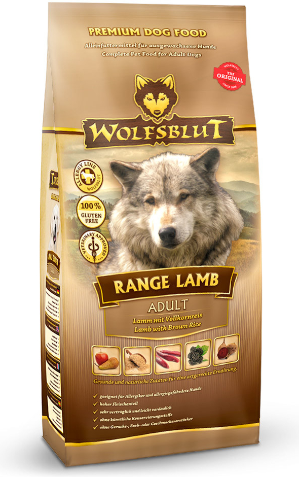 Wolfsblut Range Lamb Adult 12,5 kg jahňa a ryža