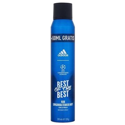 Adidas UEFA Champions League Best Of The Best 200 ml deodorant ve spreji bez obsahu hliníku pro muže