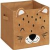 Atmosphera Box Leopard 29x29x29 cm hnedá