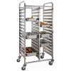 Vozík pro transport gastronádob , 30xGN 1/1, 740x550x1735 mm | HENDI, 810576 inox