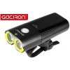 LED bicyklové svietidlo Gaciron V9D-1600 Professional, USB nabíjateľný, USB Powerbank, Praktik Set