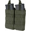 Condor Outdoor Molle dvojitá na zásobníky 2xM4 otvorená Ranger Green