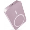 Power bank EMOS WI 1046, 10 000 mAh, 20 W+Wireless, lososová