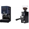 Gaggia Classic E24 BC, blue + Eureka Mignon Libra 65 All Purpose, CR black