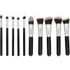 MIMO Makeup Brush Set sada štetcov Kabuki Black 10 Pcs