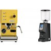 Profitec GO, yellow + Eureka Atom Specialty 75, black