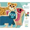 DJECO Magnetická skládačka Pomíchaná zvířátka