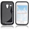 PUZDRO SAMSUNG S7500 GALAXY ACE PLUS SILICON VZOR S ČIERNE