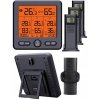 DOMÁCA METEOROLOGICKÁ STANICA POČASIE LCD BAROMETER VLHKOMER TEPLOMER S 3 SENZORMI