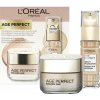 L'Oréal Paris Age Perfect Golden Age denní pleťový krém Age Perfect Golden Age 50 ml + make-up Age Perfect Serum Foundation 30 ml 230 Golden Vanilla darčeková sada