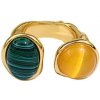 Amparo Miranda® Prsteň Two Stones AM3080 Yellow-Green