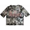 The Beatles Tričko All-Over-Print & Drop T Logo Ladies White L