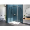 Aquatek WELLNESS Posuvné sprchové dvere do rohového kútu 115x200 cm sklo Číre profil Chróm AQ WELLNESSB2F1CH11562