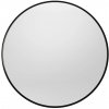 Hector Okrúhle nástenné zrkadlo Mira 60 cm čierne
