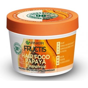 Garnier Fructis Papaya Hair Food maska na poškodené vlasy 390 ml od 5,62 €  - Heureka.sk