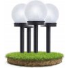 Solárna zapichovacia lampa Berge biela 34,5 cm 1 ks