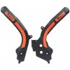 Chrániče rámu Rtech KTM SX/SX-F 16-18, EXC/EXC-F 17-19 oranžovo-čierne