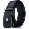 Bullcaptain pánsky kožený opasok automat Decided čierny