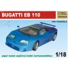 Papierový model - Bugatti EB 110